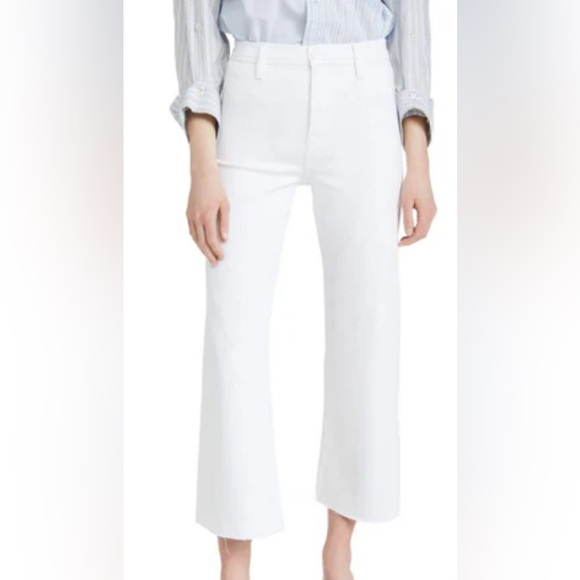 Pistola Women's Ankle Cropped Cream Jeans - Picture 5 of 6